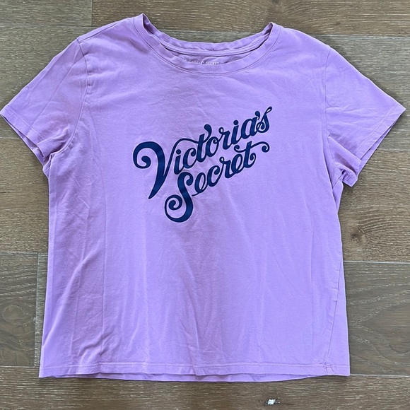 Victoria’s Secret Purple Cotton Pajama Top | M - Picture 2 of 6